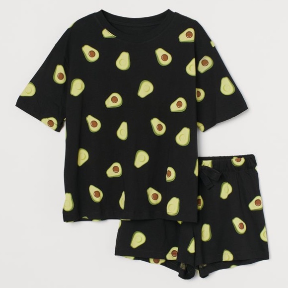 H&M Other - HOST PICK 🥑 H&M Avocado Two-Piece Jersey Pyjamas